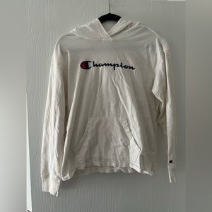 Women’s Champion White Sweatshirt, Size: S